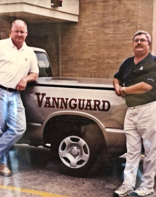 vannguard founders with truck